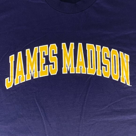 James Madison Dukes NCAA Purple Champion Branded Short Sleeve Crewneck Shirt 2XL - Picture 2 of 5